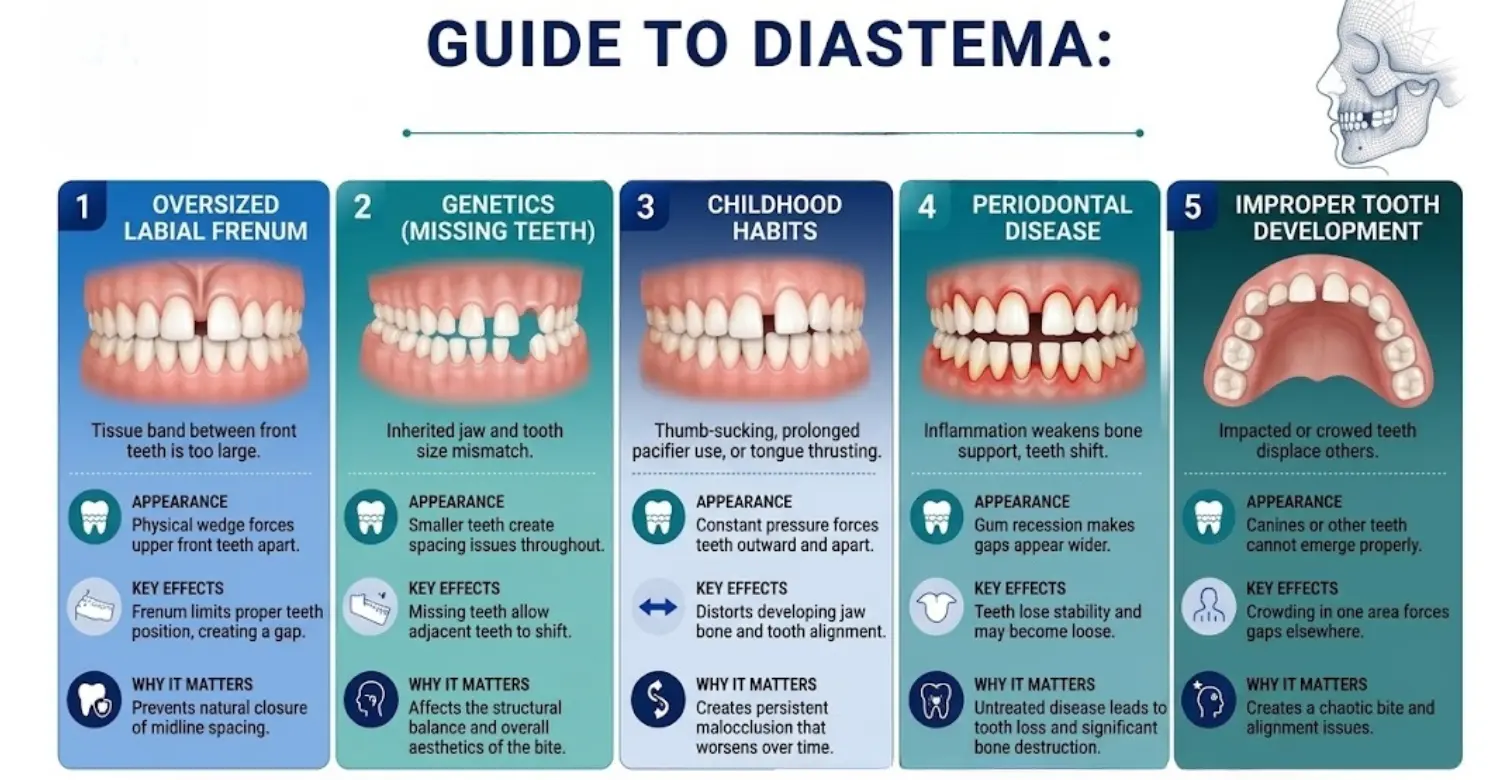 Diastema causes types costs 2